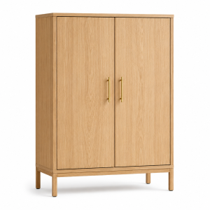 Arden Oak Storage Cabinet